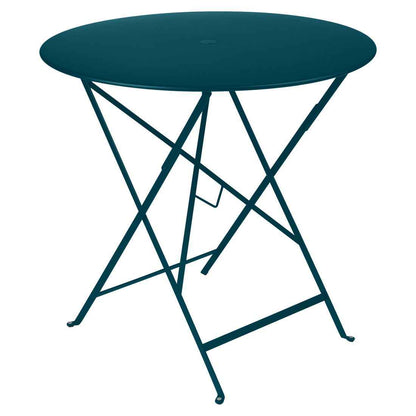 TABLE RONDE BISTRO Ø 77 CM FERMOB Bleu acapulco