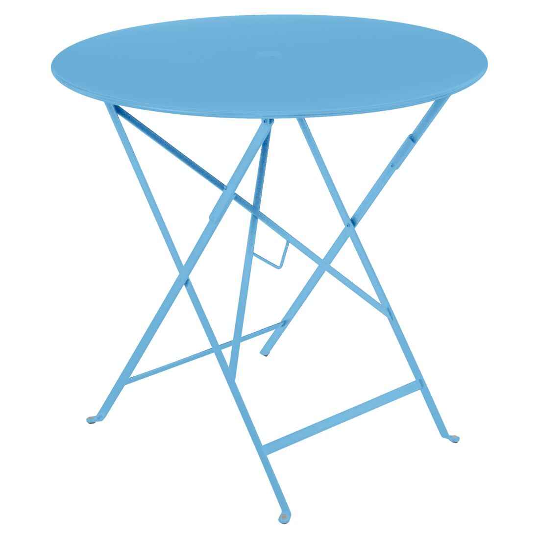 TABLE RONDE BISTRO Ø 77 CM FERMOB Bleu maya