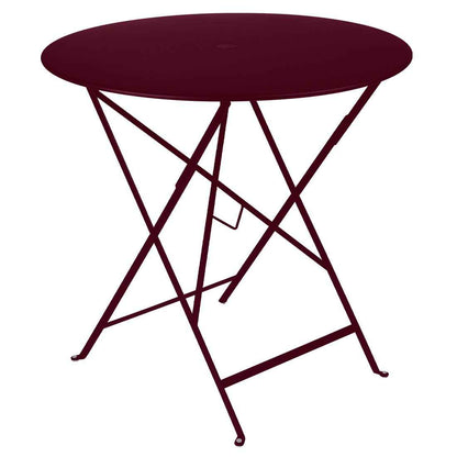 TABLE RONDE BISTRO Ø 77 CM FERMOB Cerise noire