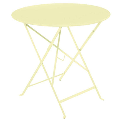 TABLE RONDE BISTRO Ø 77 CM FERMOB Citron givré