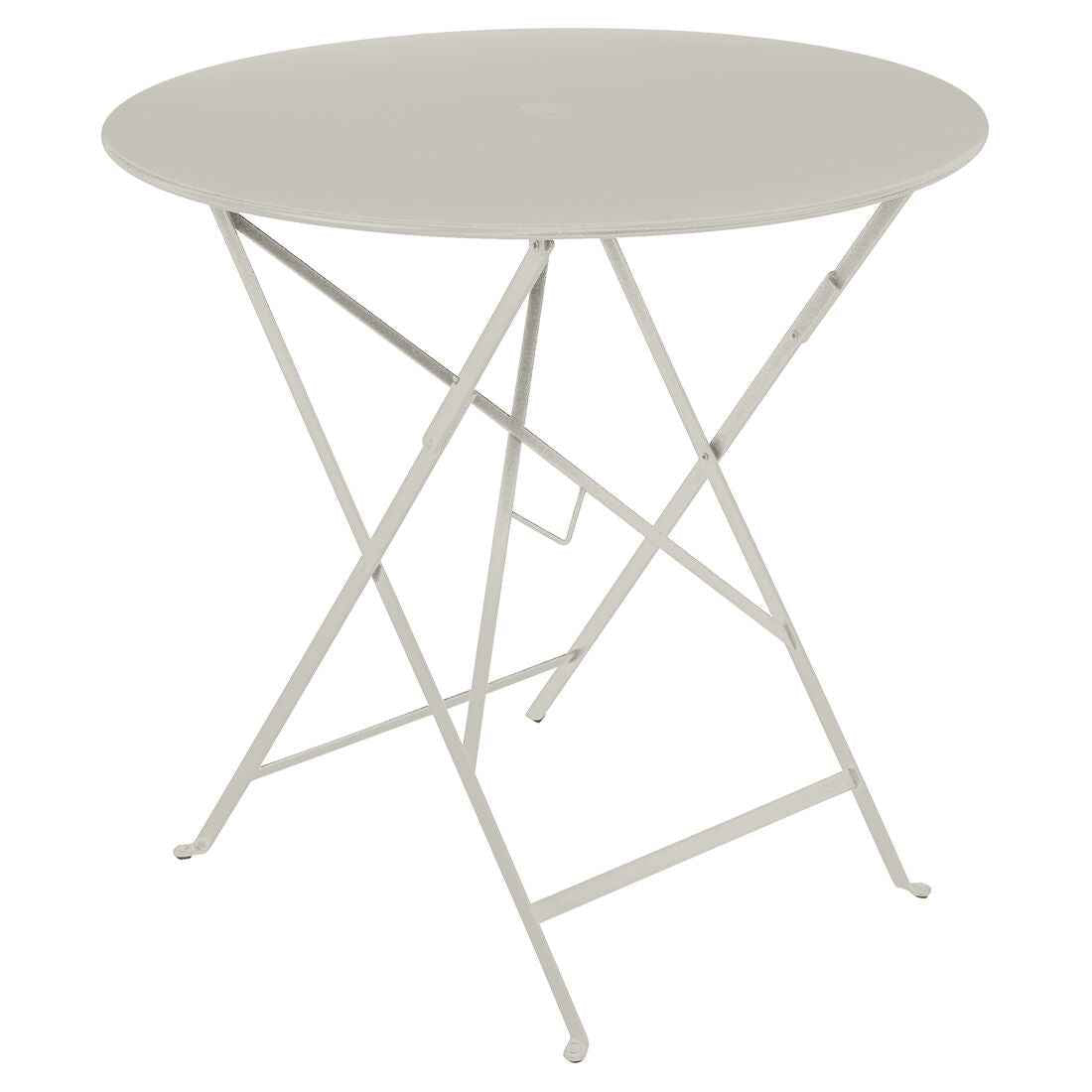 TABLE RONDE BISTRO Ø 77 CM FERMOB Gris argile