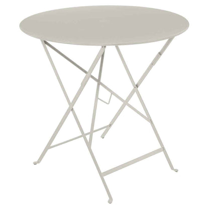 TABLE RONDE BISTRO Ø 77 CM FERMOB Gris argile