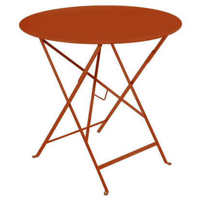 TABLE RONDE BISTRO Ø 77 CM FERMOB Orange confite