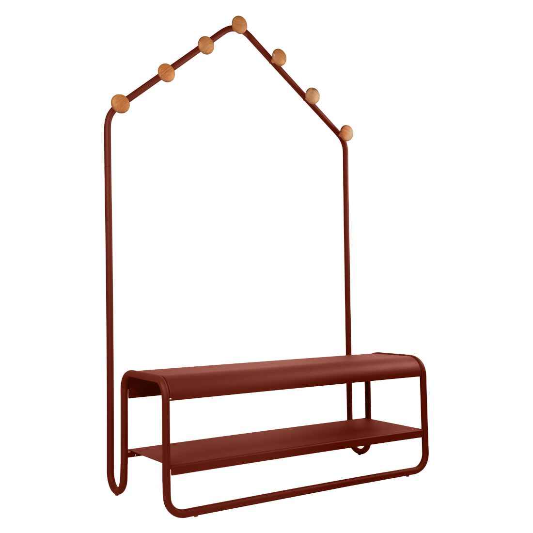VESTIAIRE FUNAMBULE FERMOB Ocre rouge