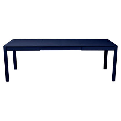 TABLE 2 ALLONGES RIBAMBELLE 149/234 X 100 CM FERMOB Bleu abysse