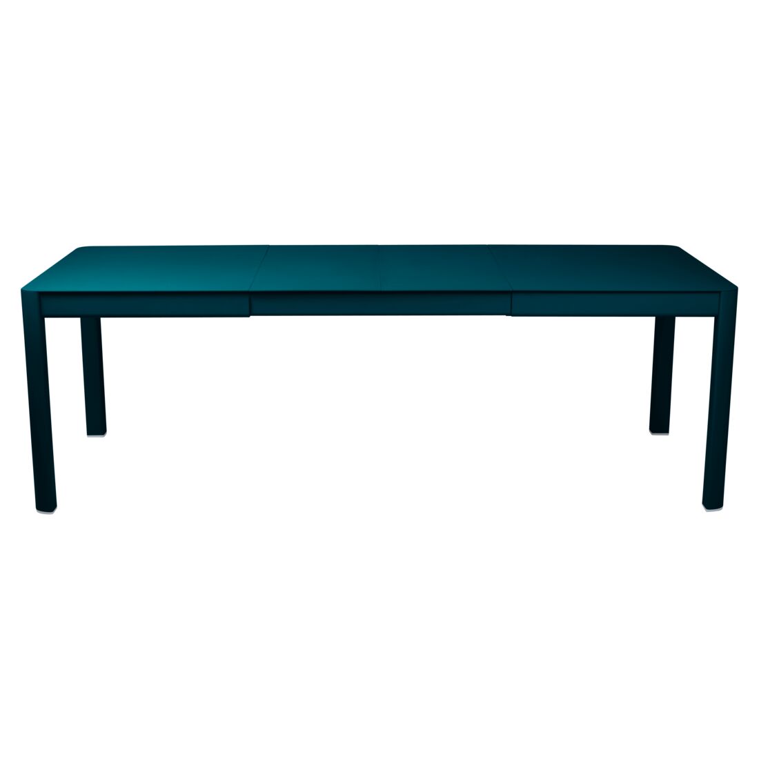 TABLE 2 ALLONGES RIBAMBELLE 149/234 X 100 CM FERMOB Bleu acapulco