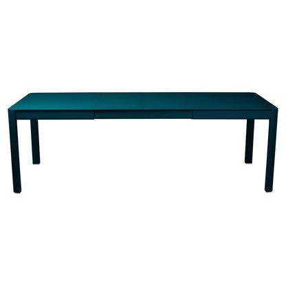 TABLE 2 ALLONGES RIBAMBELLE 149/234 X 100 CM FERMOB Bleu acapulco