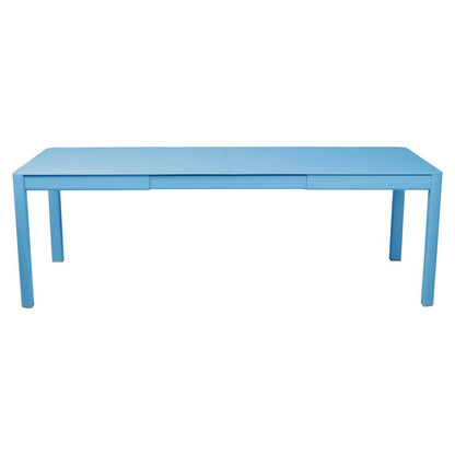 TABLE 2 ALLONGES RIBAMBELLE 149/234 X 100 CM FERMOB Bleu maya