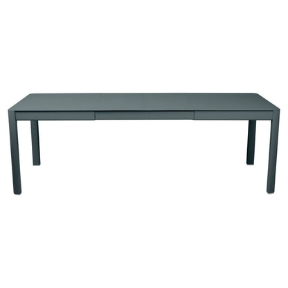 TABLE 2 ALLONGES RIBAMBELLE 149/234 X 100 CM FERMOB Gris orage