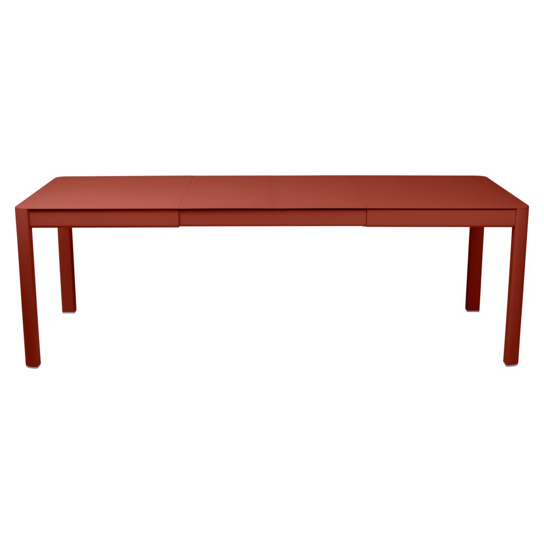 TABLE 2 ALLONGES RIBAMBELLE 149/234 X 100 CM FERMOB Ocre rouge