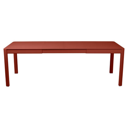 TABLE 2 ALLONGES RIBAMBELLE 149/234 X 100 CM FERMOB Ocre rouge