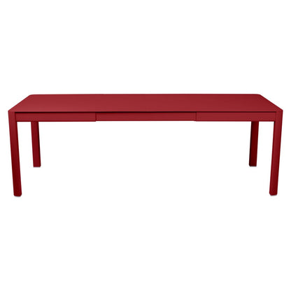TABLE 2 ALLONGES RIBAMBELLE 149/234 X 100 CM FERMOB Piment