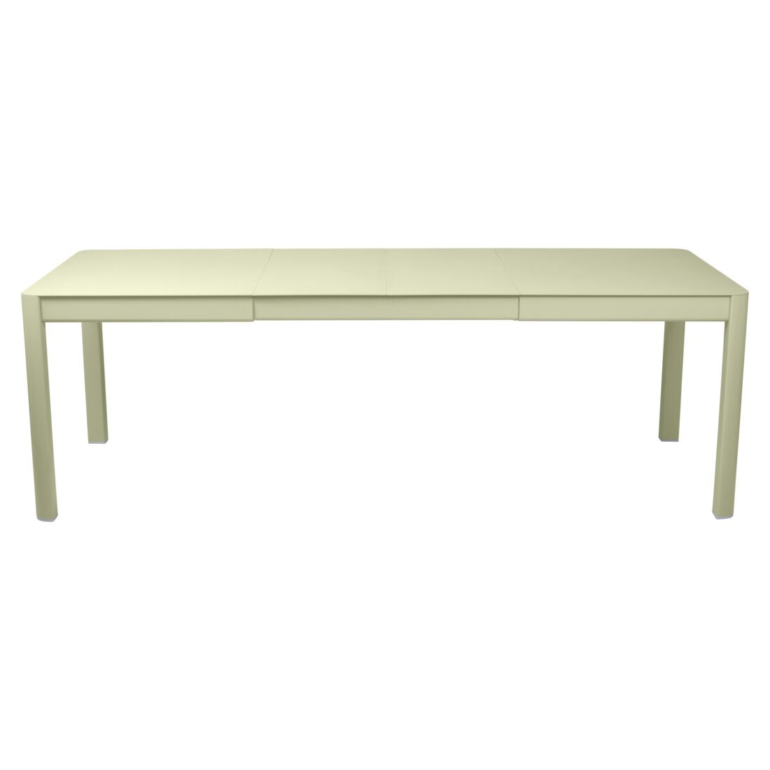 TABLE 2 ALLONGES RIBAMBELLE 149/234 X 100 CM FERMOB Vert tilleul
