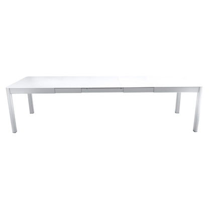 TABLE 3 ALLONGES XL RIBAMBELLE 149/299 X 100 CM FERMOB Blanc coton