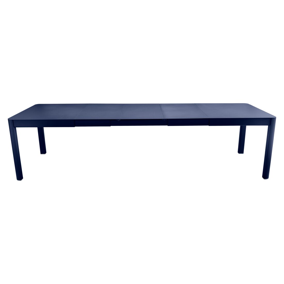 TABLE 3 ALLONGES XL RIBAMBELLE 149/299 X 100 CM FERMOB Bleu abysse