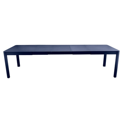 TABLE 3 ALLONGES XL RIBAMBELLE 149/299 X 100 CM FERMOB Bleu abysse