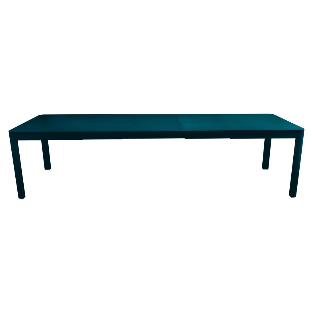 TABLE 3 ALLONGES XL RIBAMBELLE 149/299 X 100 CM FERMOB Bleu acapulco