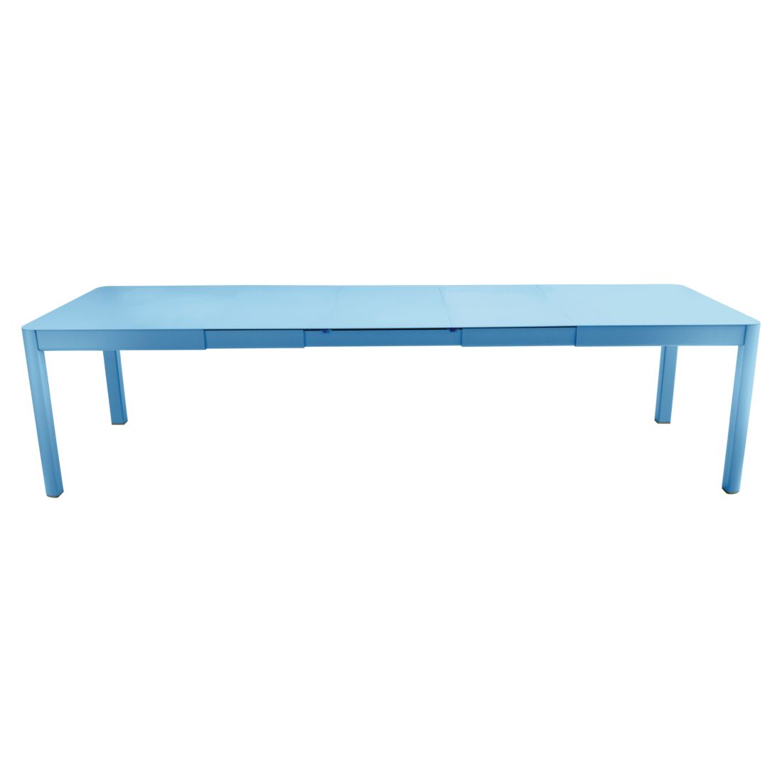 TABLE 3 ALLONGES XL RIBAMBELLE 149/299 X 100 CM FERMOB Bleu maya