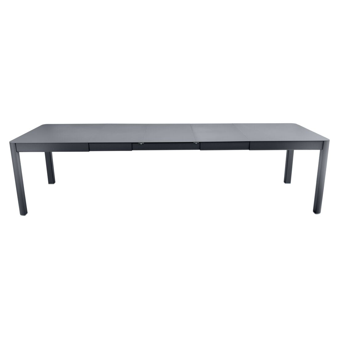 TABLE 3 ALLONGES XL RIBAMBELLE 149/299 X 100 CM FERMOB Carbone
