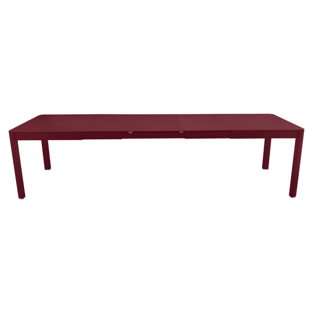 TABLE 3 ALLONGES XL RIBAMBELLE 149/299 X 100 CM FERMOB Cerise noire