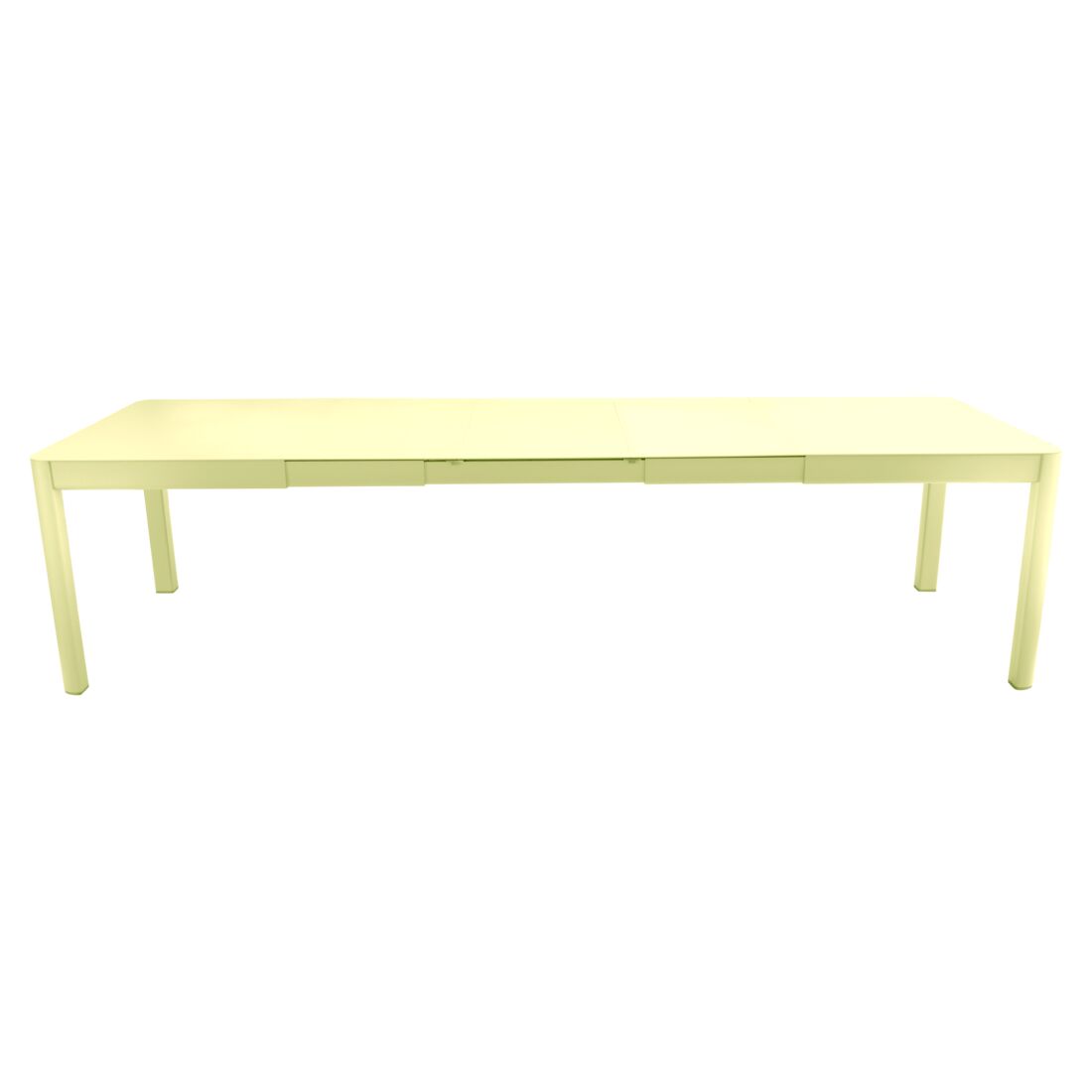 TABLE 3 ALLONGES XL RIBAMBELLE 149/299 X 100 CM FERMOB Citron givré