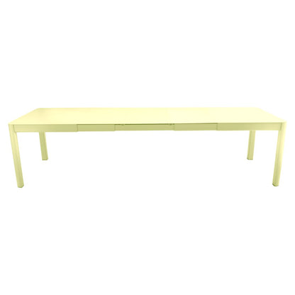 TABLE 3 ALLONGES XL RIBAMBELLE 149/299 X 100 CM FERMOB Citron givré
