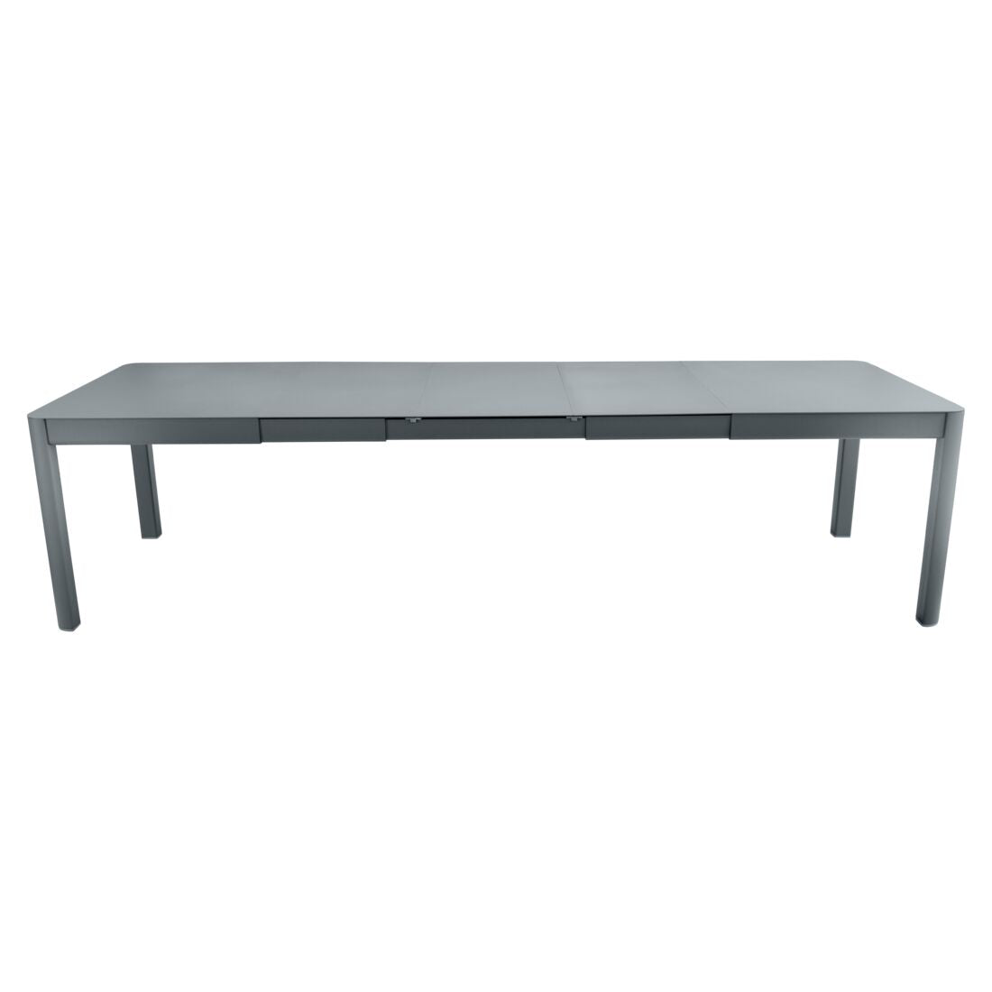 TABLE 3 ALLONGES XL RIBAMBELLE 149/299 X 100 CM FERMOB Gris orage