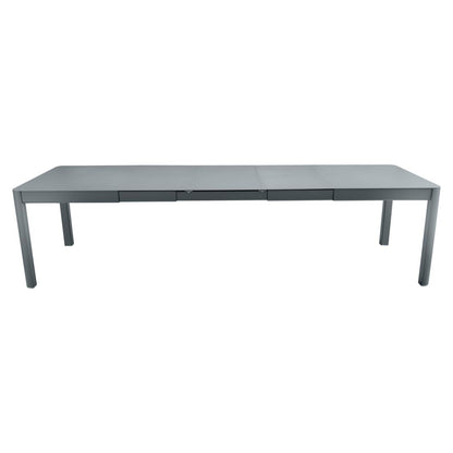 TABLE 3 ALLONGES XL RIBAMBELLE 149/299 X 100 CM FERMOB Gris orage