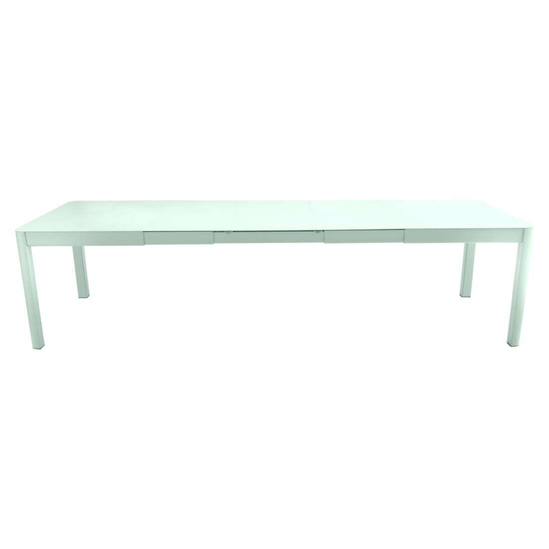 TABLE 3 ALLONGES XL RIBAMBELLE 149/299 X 100 CM FERMOB Menthe glaciale