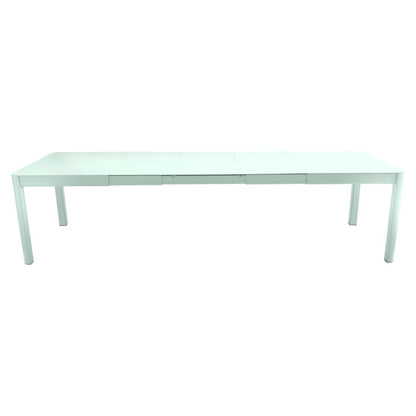 TABLE 3 ALLONGES XL RIBAMBELLE 149/299 X 100 CM FERMOB Menthe glaciale