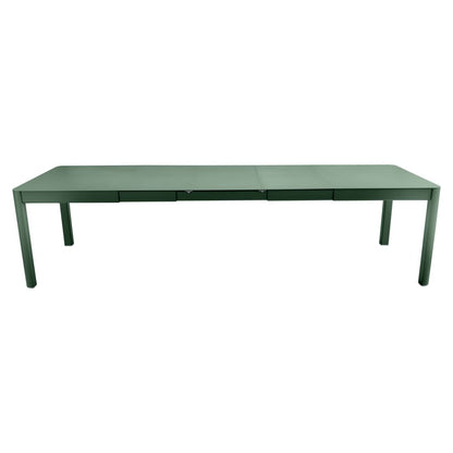 TABLE 3 ALLONGES XL RIBAMBELLE 149/299 X 100 CM FERMOB Vert cèdre