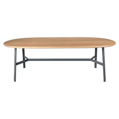 TABLE CHÊNE OVALE SO'O 220 X 95 CM FERMOB