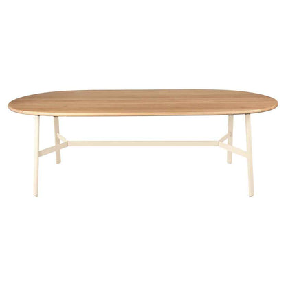 TABLE CHÊNE OVALE SO'O 220 X 95 CM FERMOB Beige latte