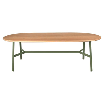 TABLE CHÊNE OVALE SO'O 220 X 95 CM FERMOB Cactus