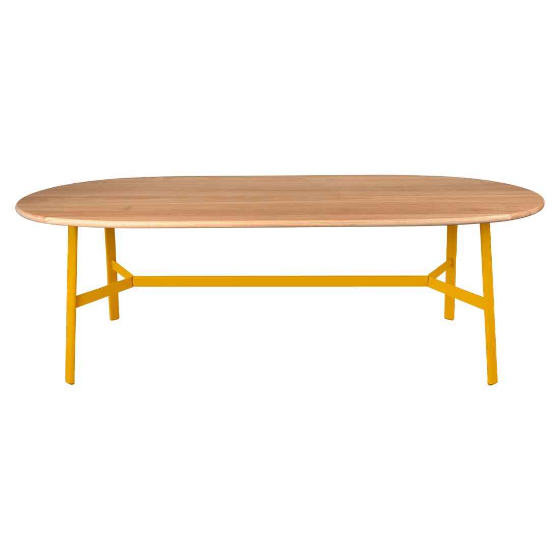 TABLE CHÊNE OVALE SO'O 220 X 95 CM FERMOB Miel