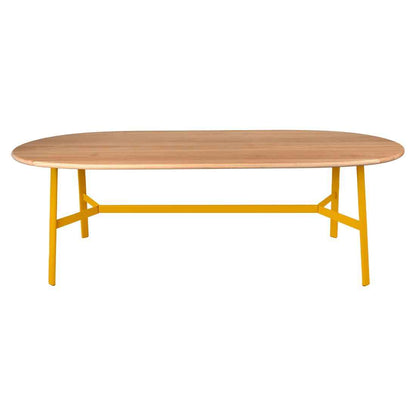 TABLE CHÊNE OVALE SO'O 220 X 95 CM FERMOB Miel