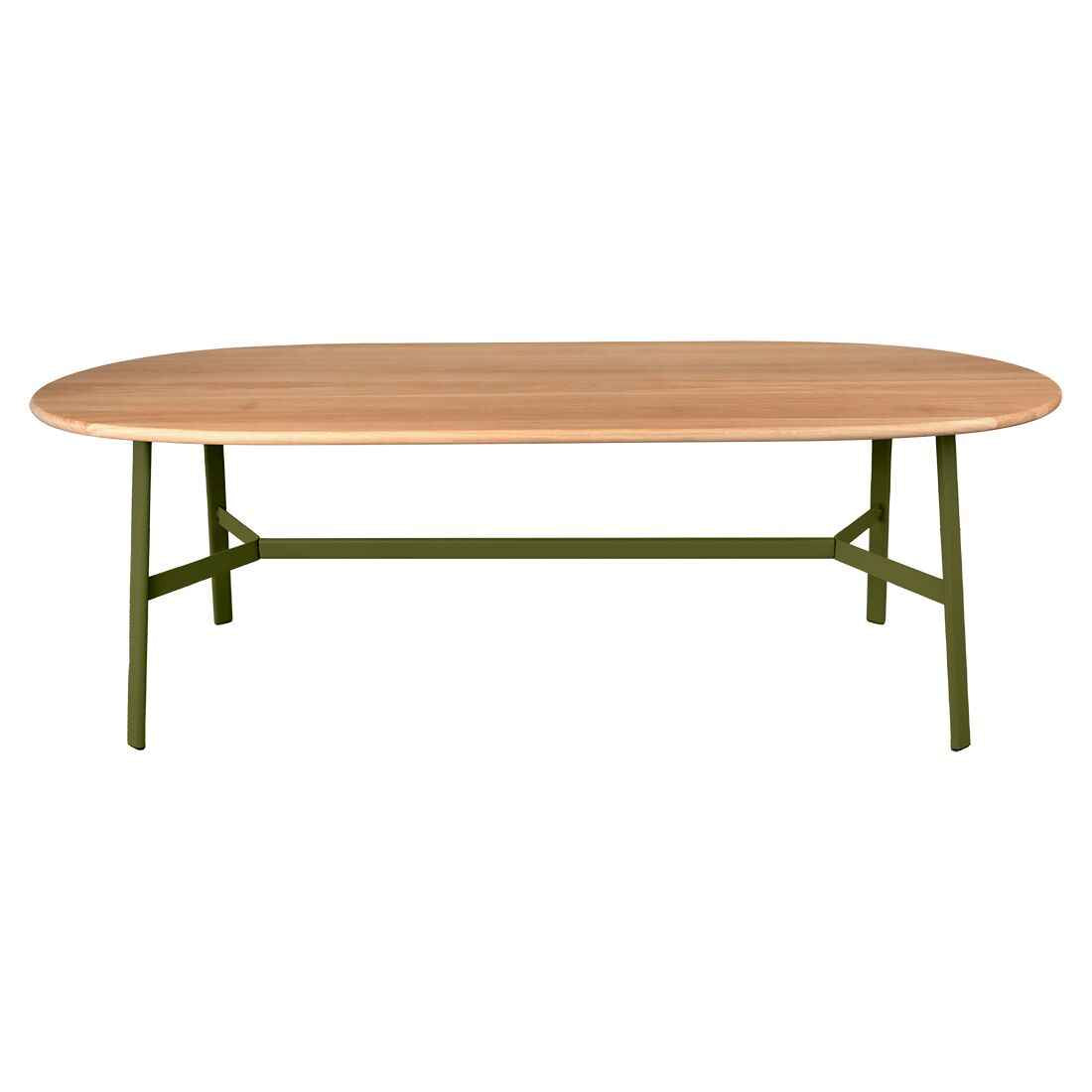 TABLE CHÊNE OVALE SO'O 220 X 95 CM FERMOB Pesto