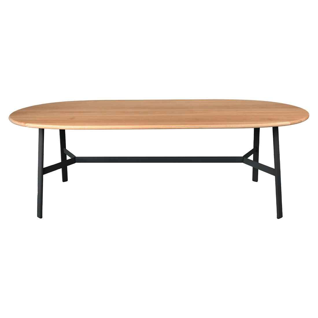 TABLE CHÊNE OVALE SO'O 220 X 95 CM FERMOB Réglisse