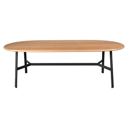 TABLE CHÊNE OVALE SO'O 220 X 95 CM FERMOB Réglisse