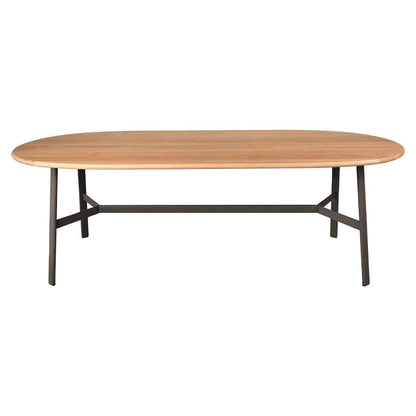 TABLE CHÊNE OVALE SO'O 220 X 95 CM FERMOB Tonka