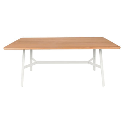 TABLE CHÊNE SO'O 180 x 90 CM FERMOB Blanc coton