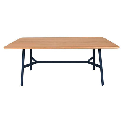TABLE CHÊNE SO'O 180 x 90 CM FERMOB Bleu abysse