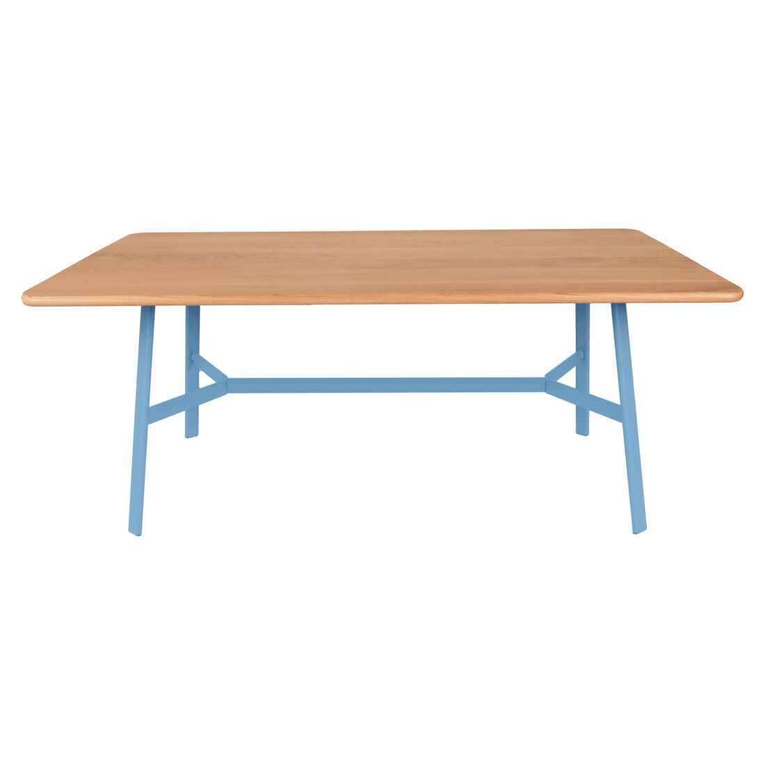 TABLE CHÊNE SO'O 180 x 90 CM FERMOB Bleu maya