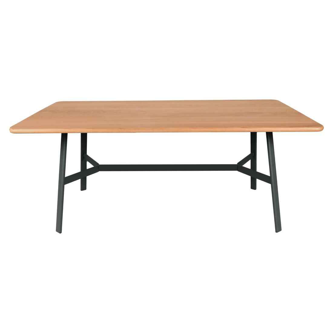 TABLE CHÊNE SO'O 180 x 90 CM FERMOB Carbone