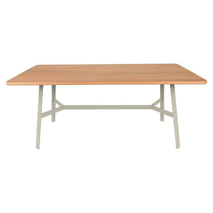 TABLE CHÊNE SO'O 180 x 90 CM FERMOB Gris argile