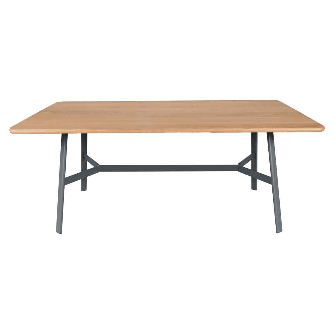 TABLE CHÊNE SO'O 180 x 90 CM FERMOB Gris orage