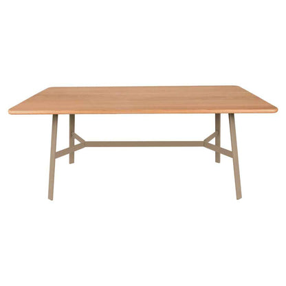 TABLE CHÊNE SO'O 180 x 90 CM FERMOB Ocre rouge