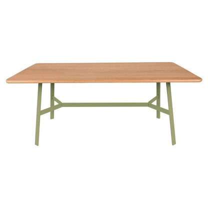 TABLE CHÊNE SO'O 180 x 90 CM FERMOB Vert tilleul