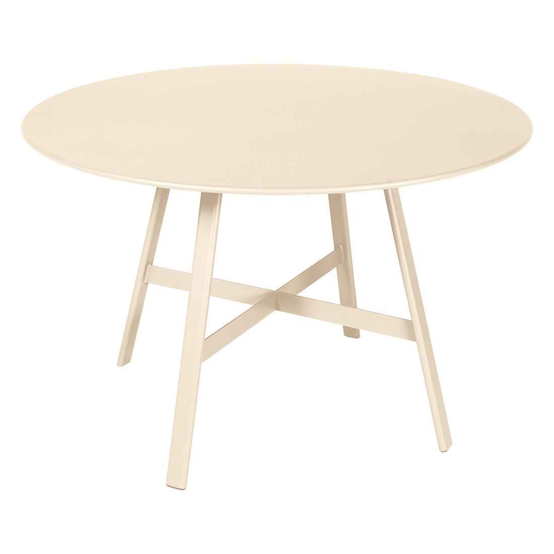 TABLE SO'O Ø 117 CM FERMOB Beige latte
