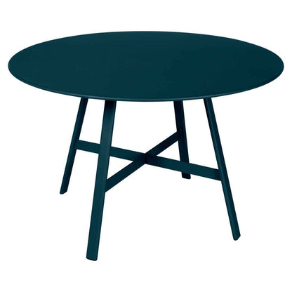 TABLE SO'O Ø 117 CM FERMOB Bleu acapulco